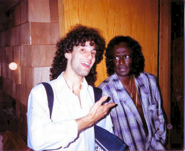 Miles Davis meeting Kenny G is one of my favourite photos ever. His look is priceless.