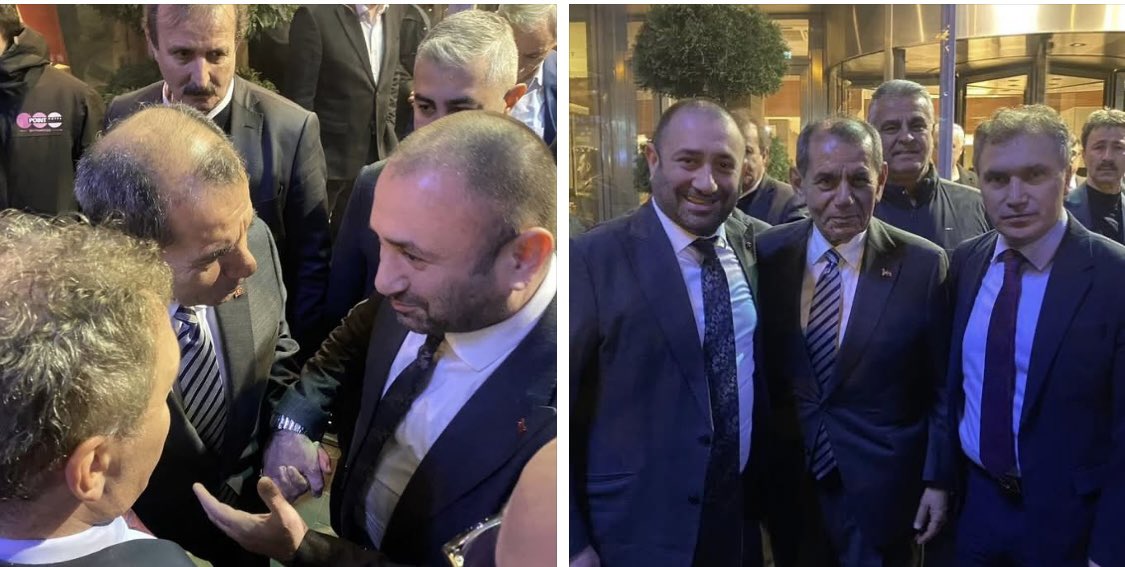 Şanlı Galatasarayımızın başkanı 
Dursun Özbek ile bir araya geldik bizleri en güzel şekilde Ağılayan misafir eden değerli Dostum ￼ Süleyman Baba’ya Teşekkür ederim…  
Süleyman Baba Galatasaray 
Dursun Özbek ultrAslan