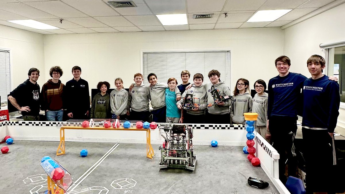 WCDS_Middle's tweet photo. Mentorship in motion! 🤖 Our 6th grade robotics team connected with the upper school team today. Building skills, building friendships, building the future. #WCDSRobotics #WCDSMiddleSchool https://t.co/OUAaotccha