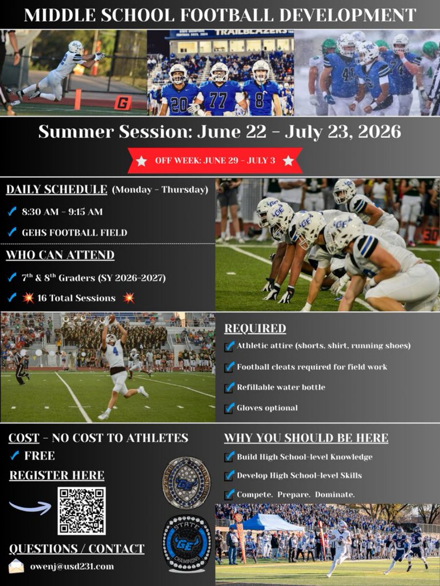 GARDNER EDGERTON FOOTBALL tweet media