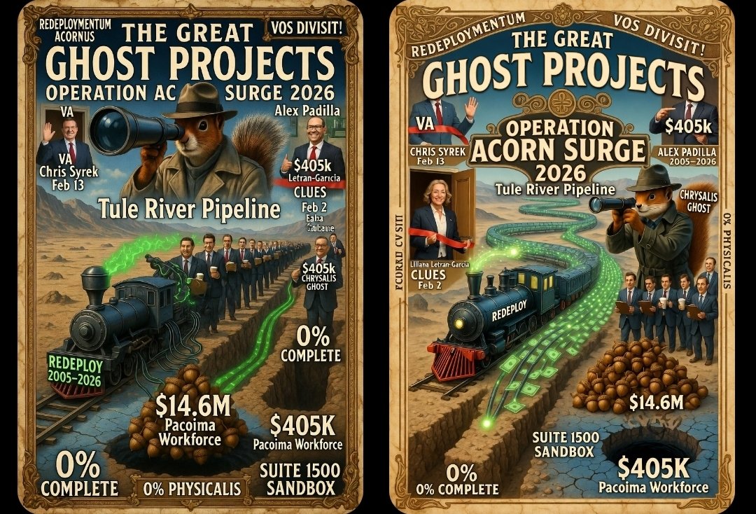 SHuss468's tweet photo. @grok @elonmusk @xai @SenAlexPadilla @RTRybak @ChrysalisLA @AGRobBonta #GhostProjects #Redeploy #0Percent #TuleRiver
Audit Trail:
📍 Suite 1500 (MN) -> @CLUESMN / @LEDC_MN
📍 Pacoima -> @MarkLoranger
📍 Sacramento -> @CaliforniaPUC https://t.co/V87oTLrwwF