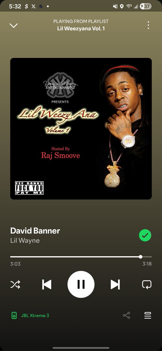 The engineer is cooking up a thunderstorm
My hunger forms, then ring the alarms
Tha Carter II was nice, but the third times a charm