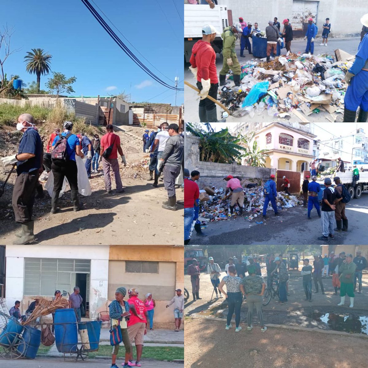 Se trabaja en el municipio Guanabacoa, en la limpieza y recogida de desechos sólidos, los trabajadores del Tribunal, junto a los que extinguen sanción en libertad por una ciudad más bella.
#LaHabanaViveEnMí 
#LaHabanaDeTodos