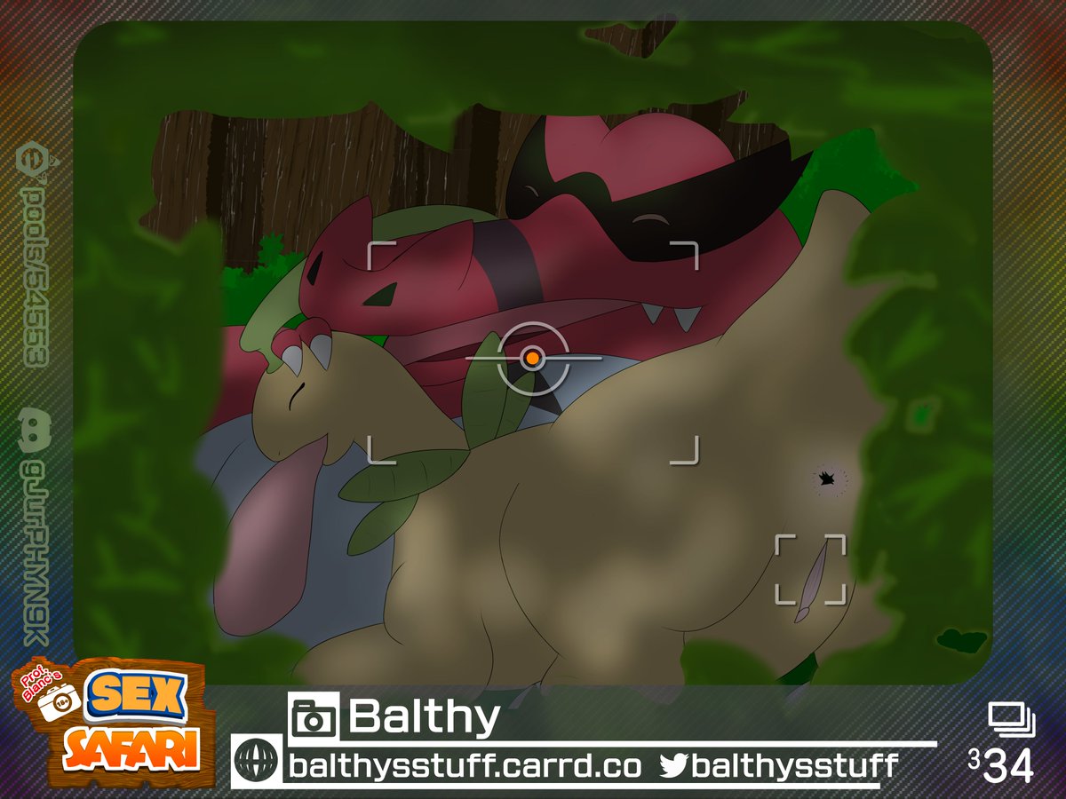balthysstuff's tweet photo. Lurking in a bush to “study” a Bayleef and a Krookodile’s behavior!

This is my submission for @PkmnSexSafari ArtPack3 hosted by @AlbinoRayneDeer!

Go and check the other entries: https://t.co/gQa4juGmN0 https://t.co/VFWEd19kro