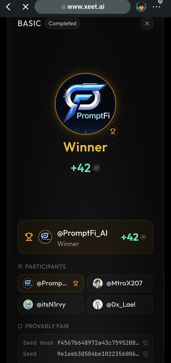 Back-to-back wins on <a href="/xeetdotai/">xeet</a>
BASIC ✅
LEGENDARY ✅
The difference isn’t luck
It’s positioning early and understanding mechanics
This is how you compound attention into rewards
More coming 👀