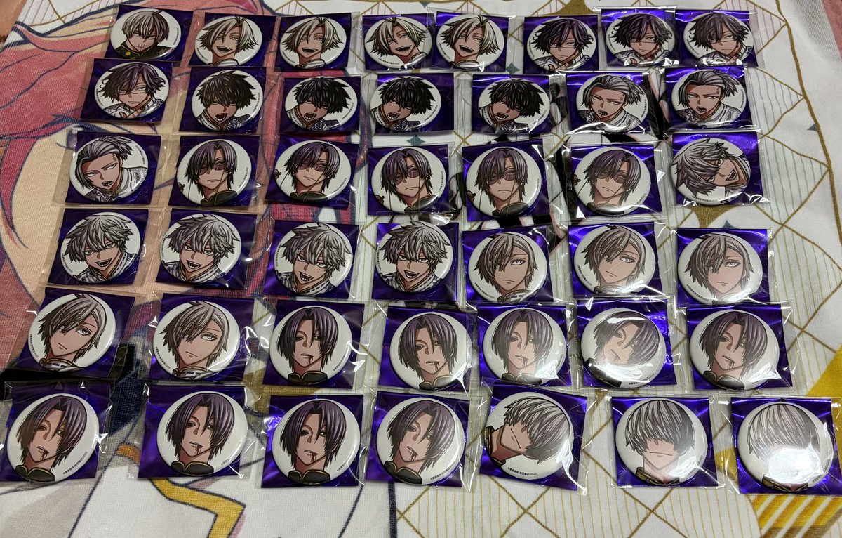 桃源暗鬼の コミケ107 缶バッジとカード 交換か譲渡探さないと数が