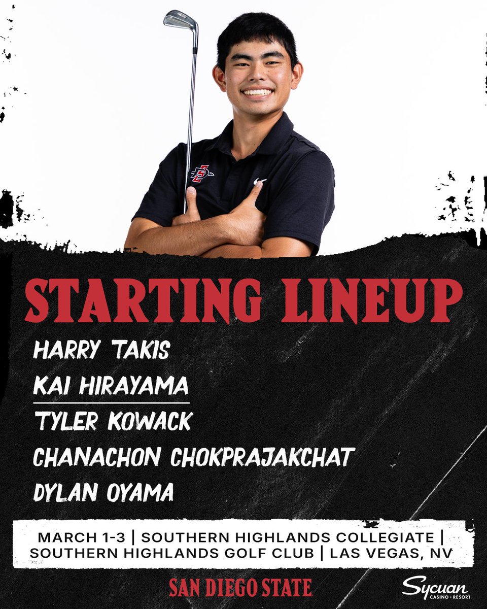 San Diego State Men's Golf tweet media
