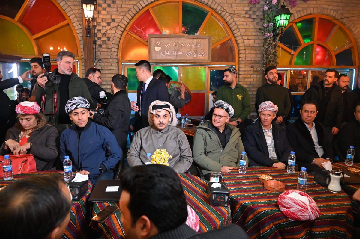 cons_erbil's tweet photo. شارك السيد حسين بن محمد الكبيسي القائم بالأعمال بالإنابة، في الجوله التي اقامها سعادة رئيس دائرة العلاقات الخارجية وسعادة محافظ اربيل بمناسبة شهر رمضان المبارك في سوق قلعة اربيل  بحضور اصحاب السعادة القناصل المعتمدين في اربيل باقليم كردستان العراق . https://t.co/pgZwRXsDax