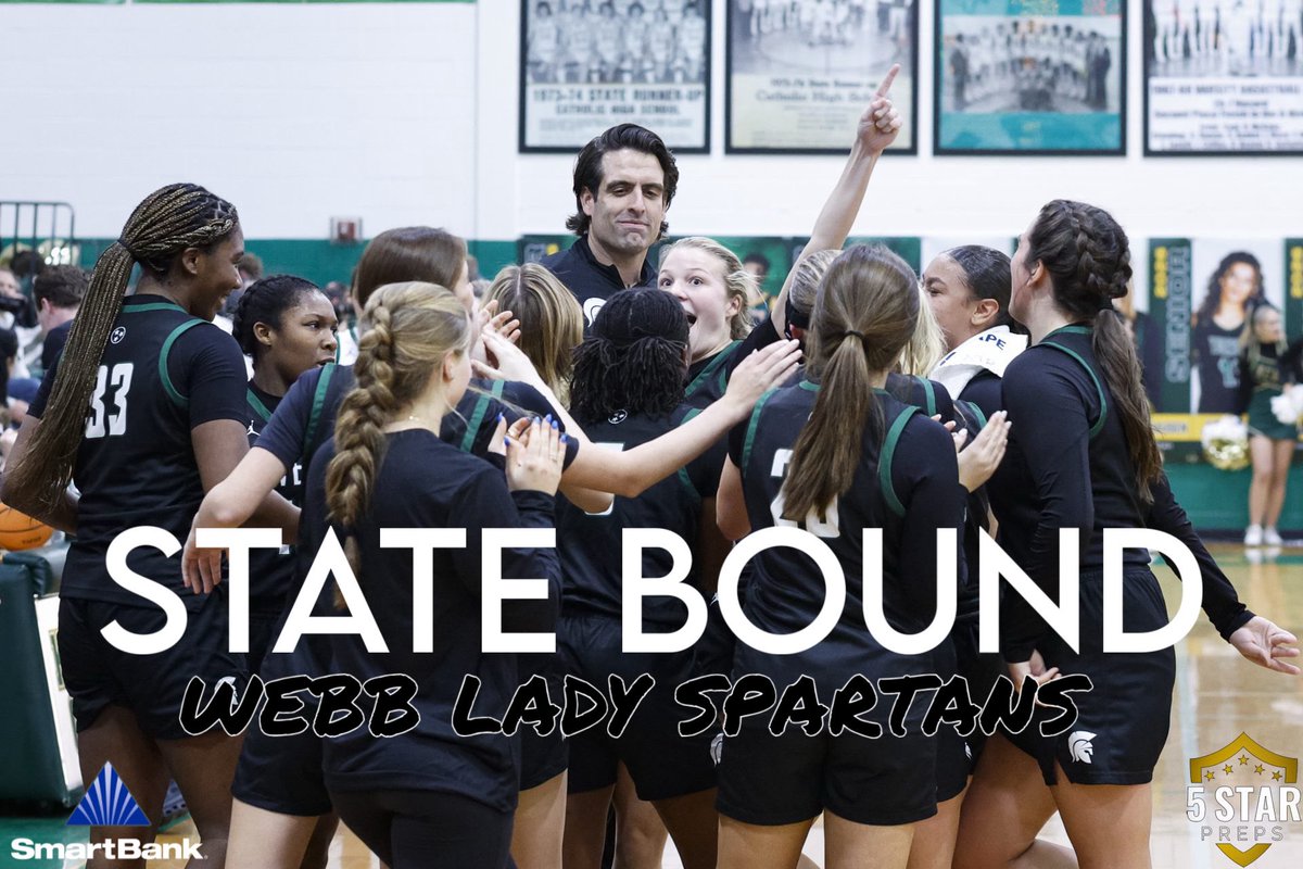 5StarPreps's tweet photo. Congrats to @LadySpartansBKB and head coach @CoachG_Webb for reaching next week’s Division II-AA state semifinals. See y’all in Clarksville. https://t.co/gK6VbHdN7F