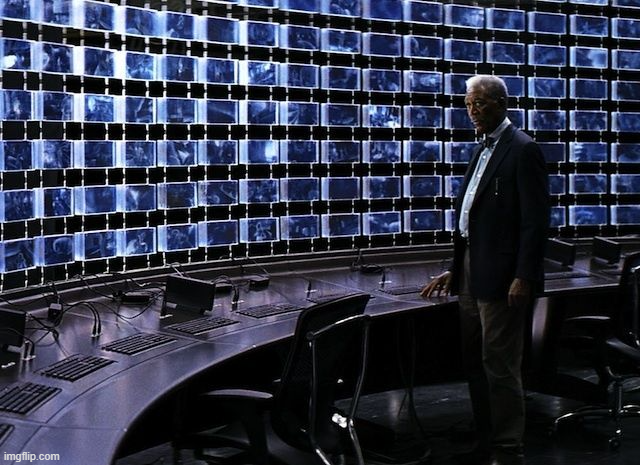 I don't have enough monitors to monitor the situation