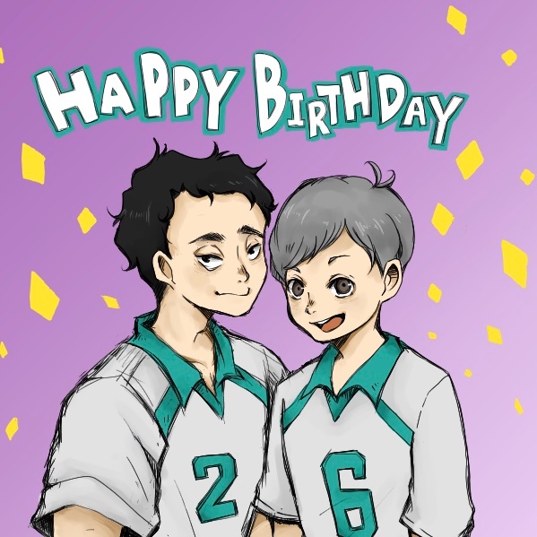 xhiyonax's tweet photo. °+. HAPPY BIRTHDAY .+°
今年もお祝いできて嬉しいよ
#矢巾秀誕生祭2026
#矢巾秀生誕祭2026
#松川一静誕生祭2026
#松川一静生誕祭2026 https://t.co/c6PUZ8PJv8