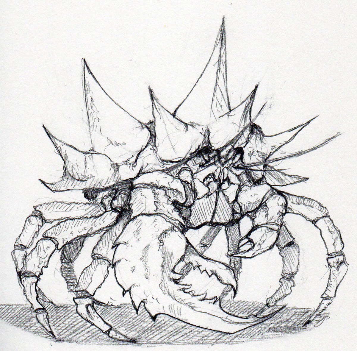 Giant enemy crab monster commission for a friend's DnD project a while back.