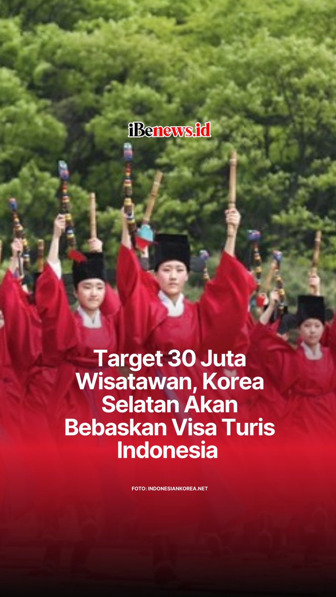 Pemerintah Korea Selatan resmi mengumumkan kebijakan bebas visa bagi wisatawan Indonesia sebagai bagian dari strategi besar untuk mendongkrak kunjungan wisata asing.

#korea #wisatawan