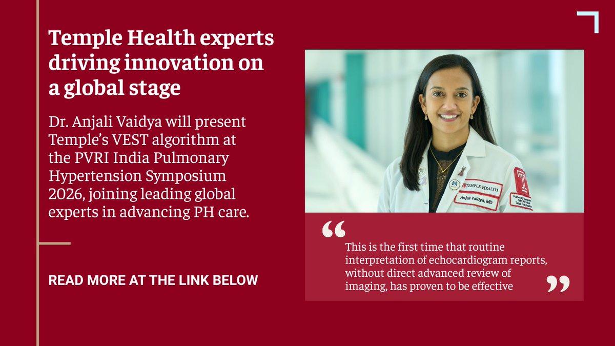 Temple Health tweet media