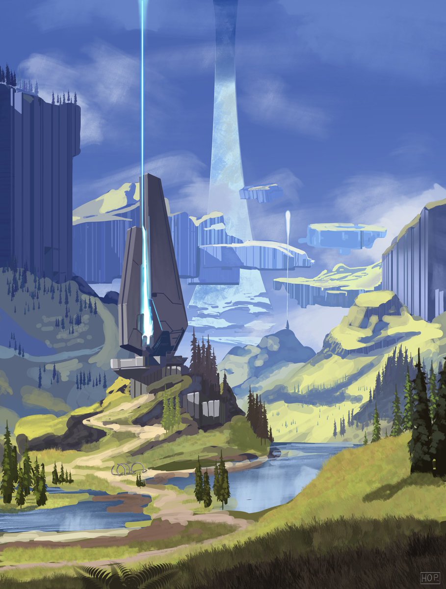 EthanHopper_Art's tweet photo. Master Copy 

Did this study based on a piece of Halo Infinite Concept art by @nbsparth his quality of work is something I strive for and absolutely adore! 🔥

I am in no way, claiming this as original artwork of my own, just a study 🩵

#halo #haloinfinite #illustration https://t.co/Cn06DxyKnE