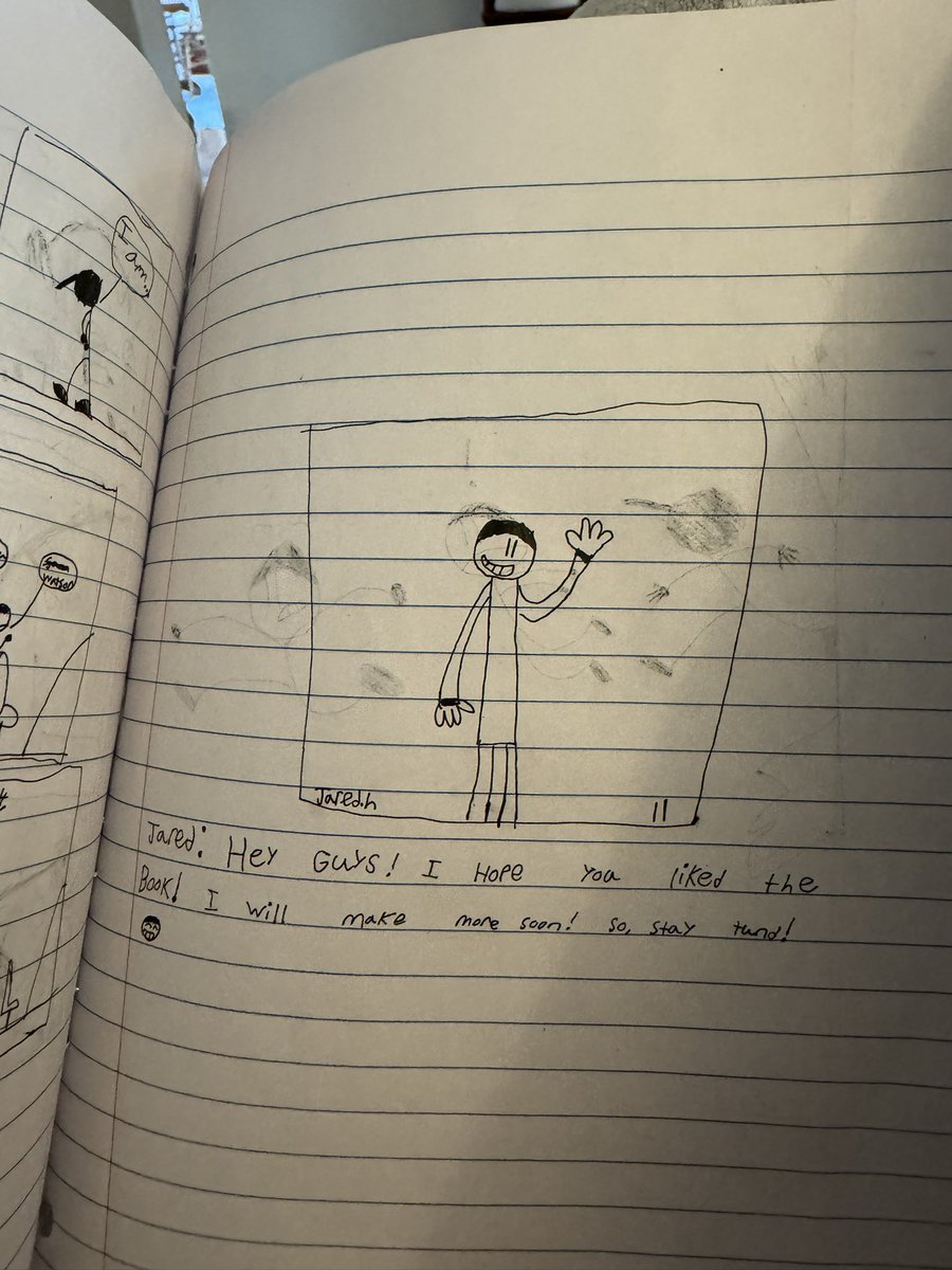 my son makes comics 🥹 