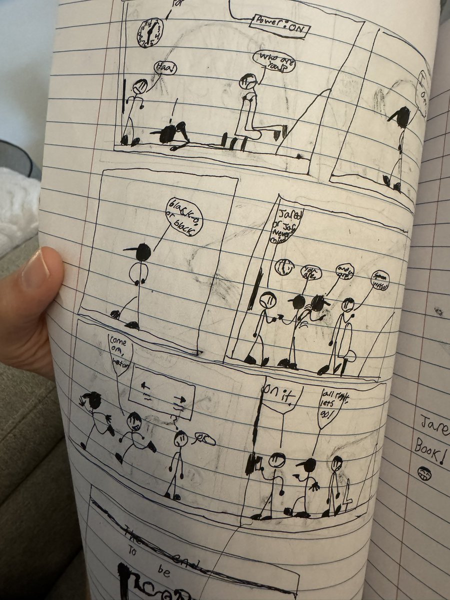 my son makes comics 🥹 