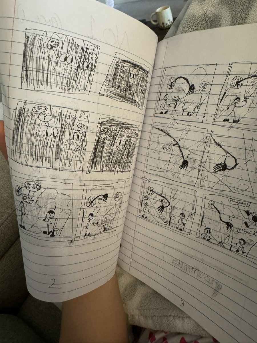 my son makes comics 🥹 