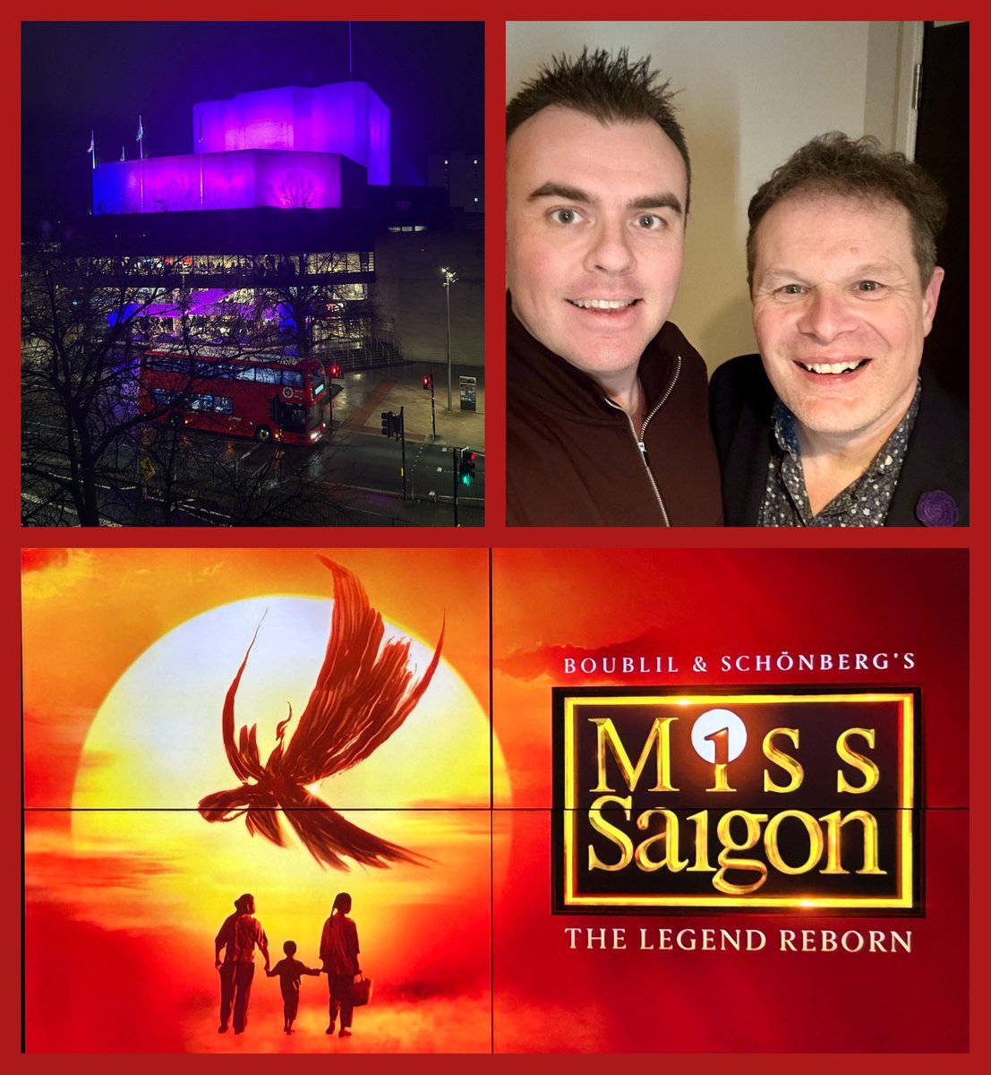 Amazing Night <a href="/TRPlymouth/">Theatre Royal Plymouth</a> seeing <a href="/MissSaigonUK/">Miss Saigon</a> with <a href="/stejs9/">Stephen</a> - amazing cast, music, costume, choreography and set. 

The themes of the mistreatment of women for the sexual gratification of men in power and the consequences of conflict on children still sadly speak to our times.