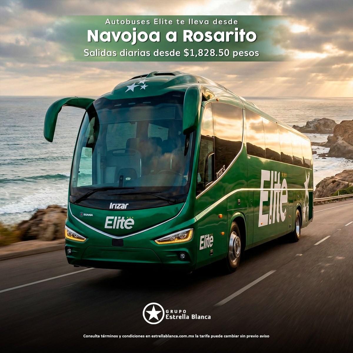 Kilómetros largos rumbo a la costa y viaje que se disfruta de inicio a destino 🚌💨🌊✨

📲 Compra en la app Estrella Blanca y disfruta de los beneficios
f.mtr.cool/ktqmylcnvn

Revisa los horarios de tu próxima salida aquí: 🔗 f.mtr.cool/vezndgatvt