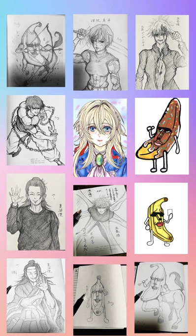 おはようございます☀
今月は過去絵、らくがき多めでした
明日からちゃんしたもの描きます!
#今月描いた絵を晒す 
#今月描いたイラストを晒す 