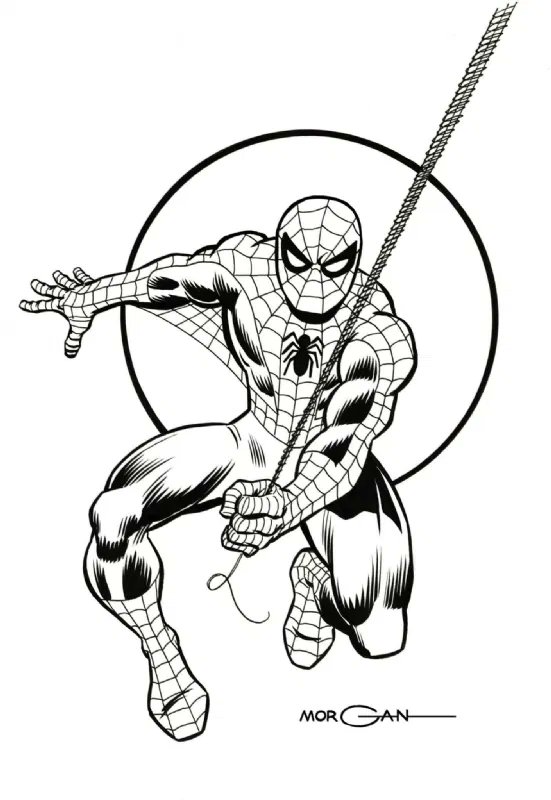 iamluke85's tweet photo. #spiderman artwork by #tommorgan https://t.co/sNZfmnsziV