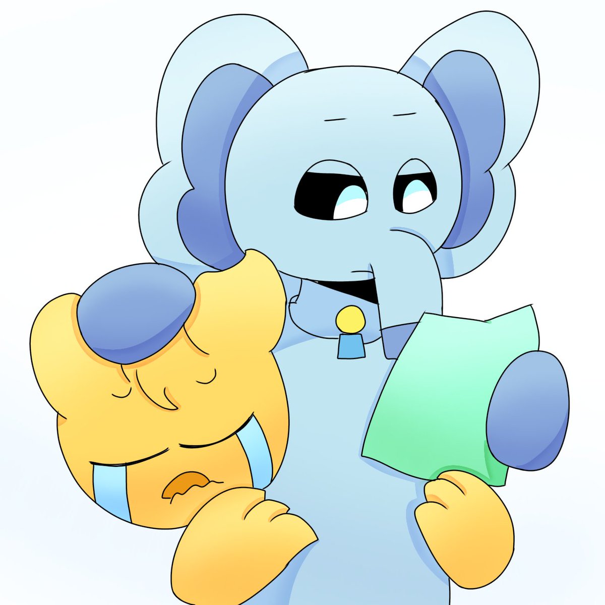 Aquí un dibujo para no dejar la cuenta muerta #Starstudent 💙💛