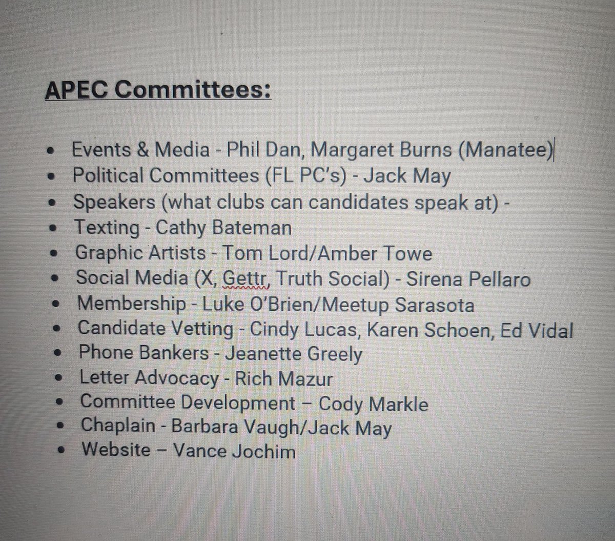 American Patriot Executive Committee tweet media