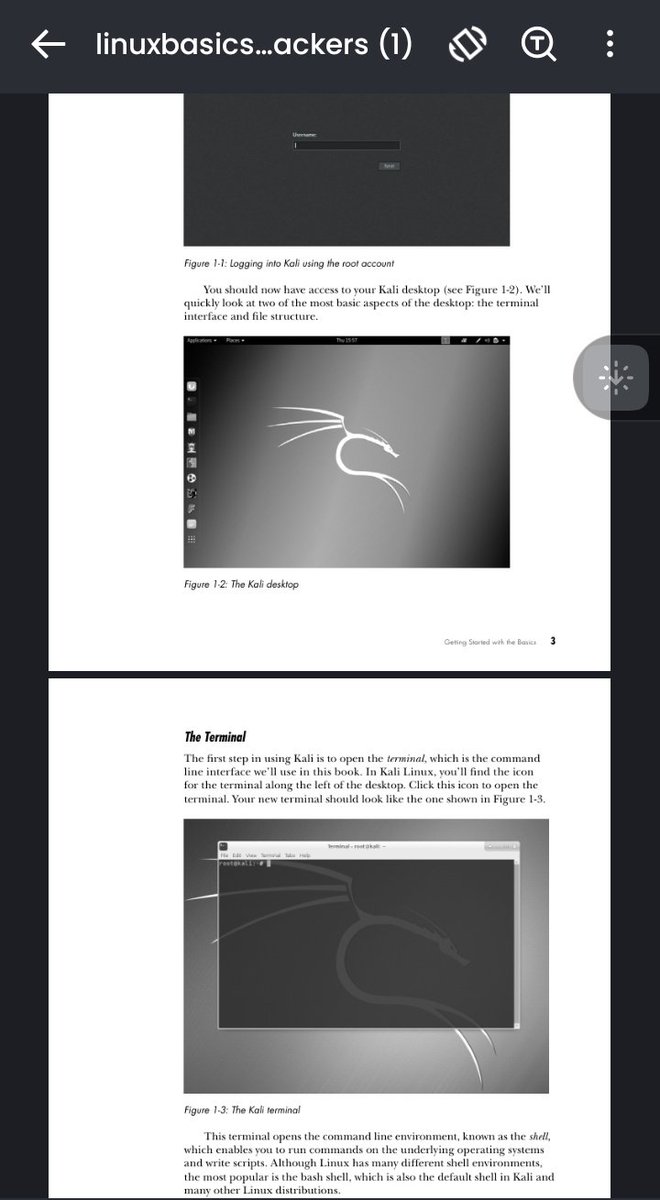 TheBullAddict1's tweet photo. Day 12

Today, continued learning about Kali Linux, I downloaded some pdf for more detailed explanations and I have been studying them to increase my knowledge in Kali.
#30DaysOfTech
#LearningWithTS
@TechSphereAcad, @kalilinux https://t.co/RsQVuGzoAo