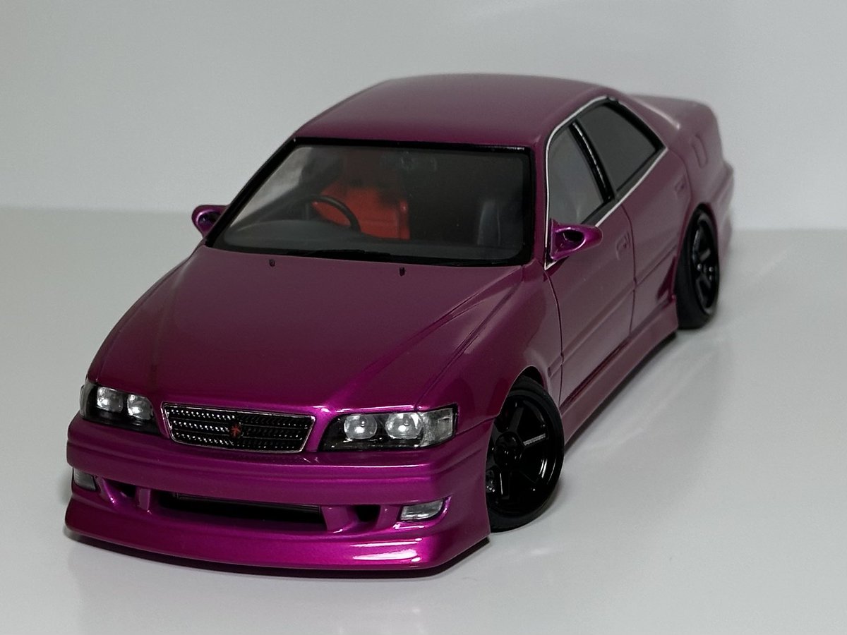 何とか間に合いまして、完成しました！ アオシマ製 トヨタ チェイサー