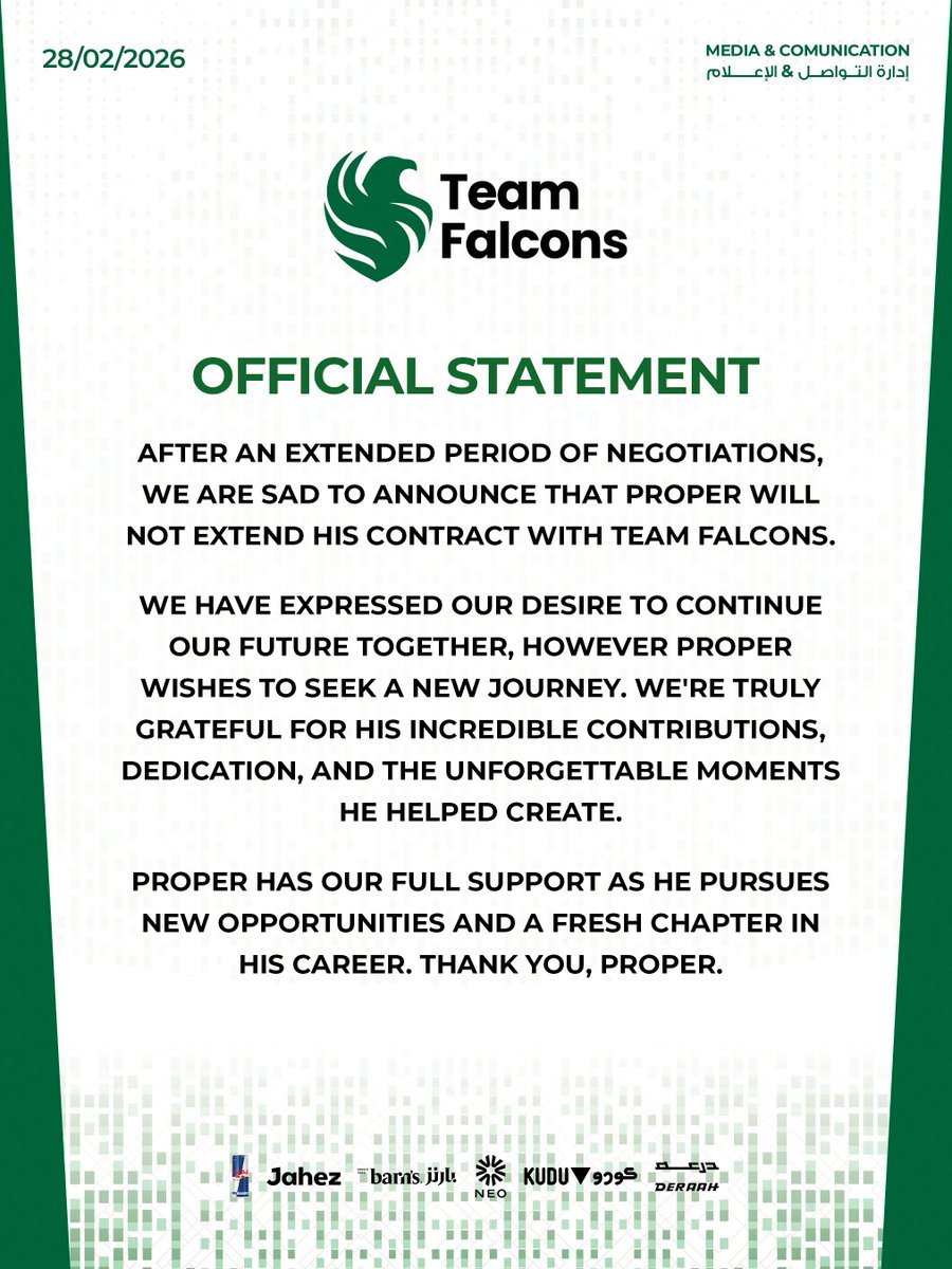 Falcons Esports tweet media