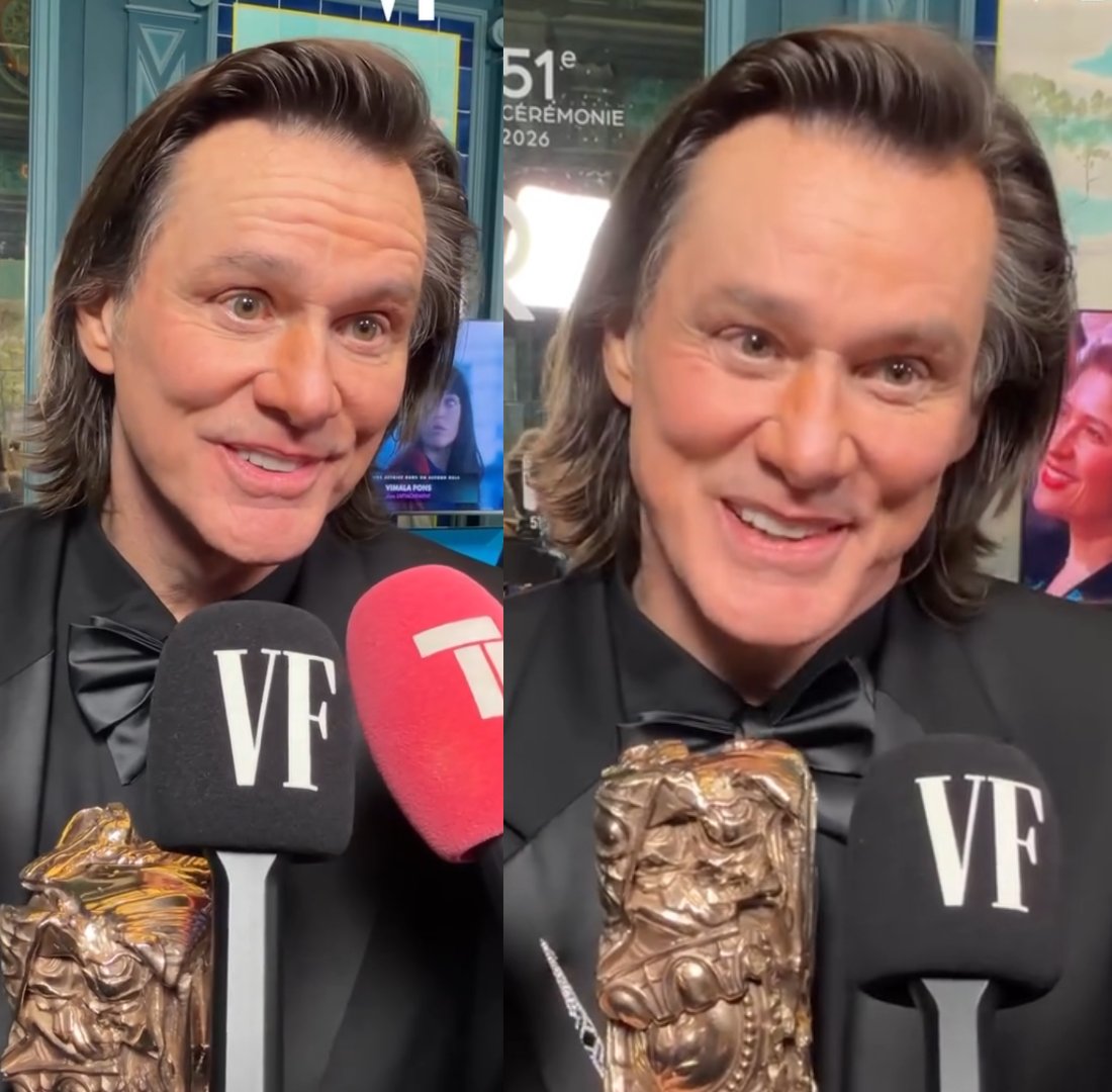 Jim Carrey is going viral for his completely new look!! 👀