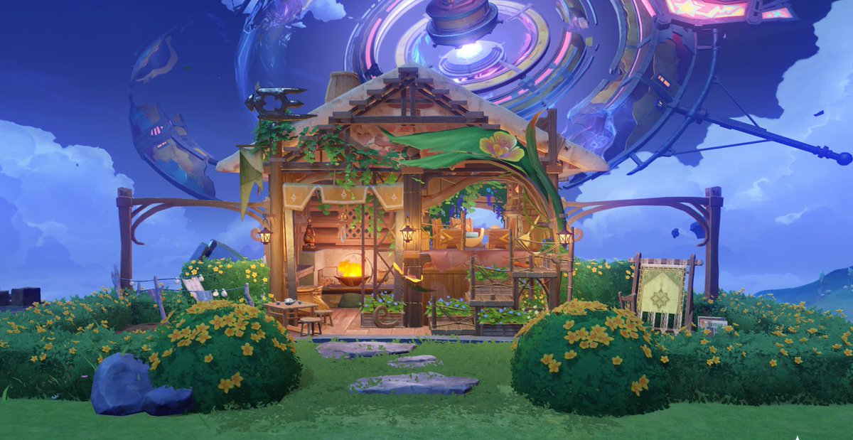 Sumeru_Sevi's tweet image. So I made a little house with it, with kitchen and bathroom both hehe 😌✨
I'm just missing a bed, idk how to make that
#teapot