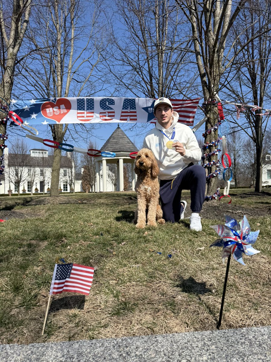BlueJacketsNHL's tweet photo. the best welcome home for our gold medalist! 🥇 https://t.co/F1t8HCzaia