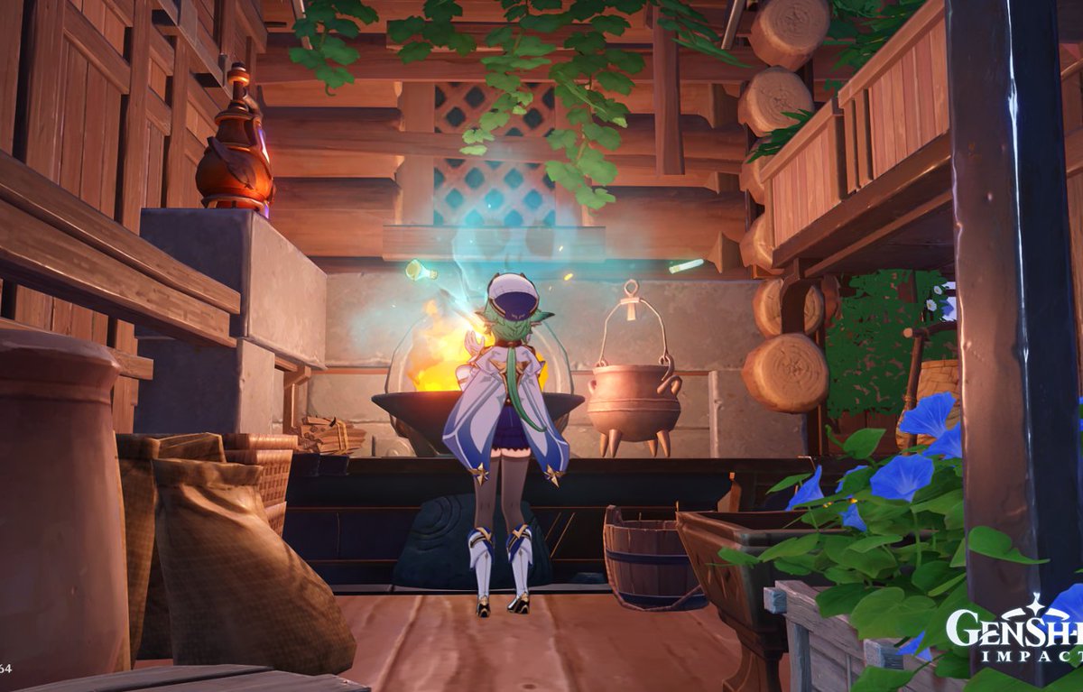 Sumeru_Sevi's tweet image. So I made a little house with it, with kitchen and bathroom both hehe 😌✨
I'm just missing a bed, idk how to make that
#teapot