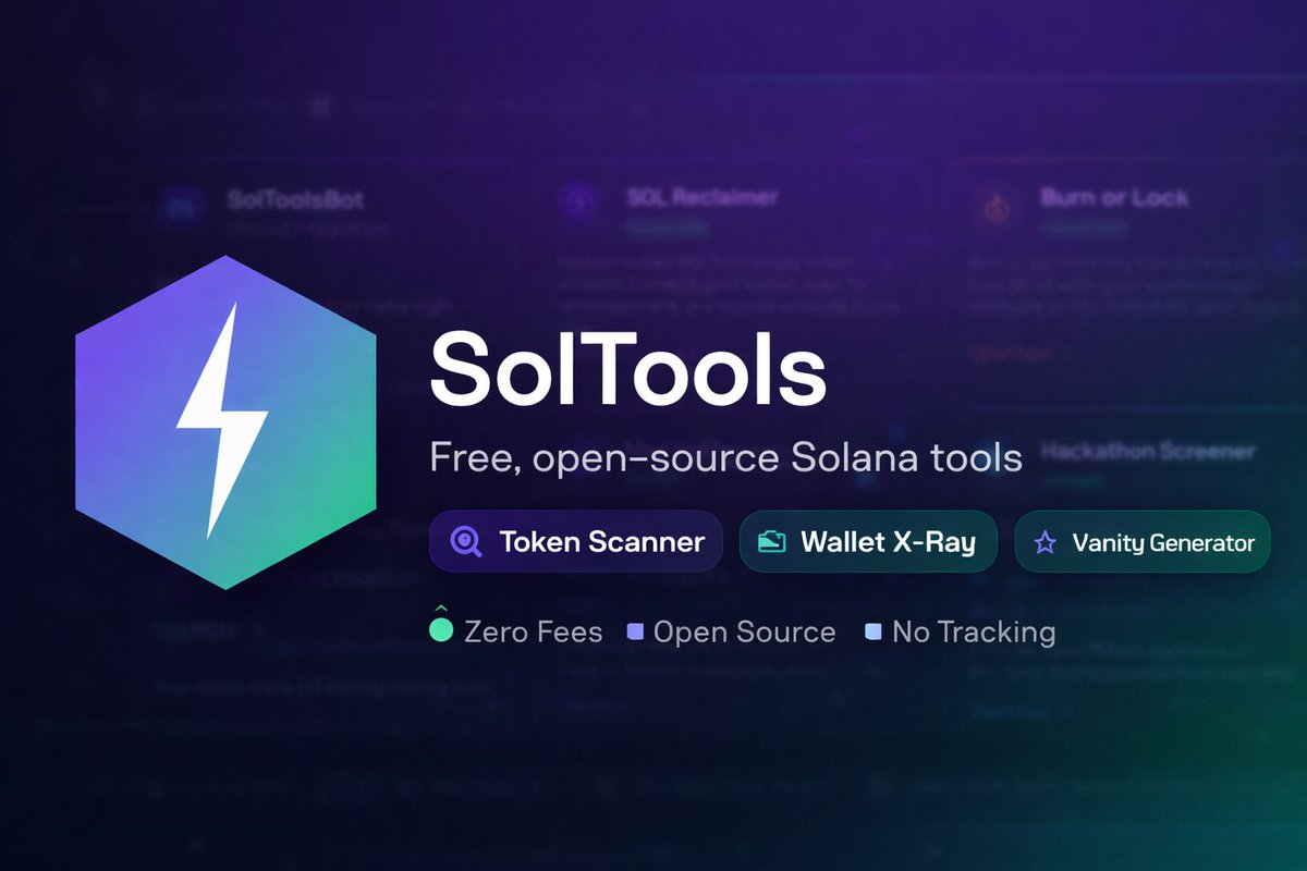 SolTools tweet media