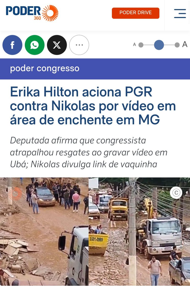 Nikolas arrecadou mais de 3 milhoes em menos de 24h numa vakinha destinada aos atingidos pela chuva em MG. Erika Hilton o denunciou na PGR.
Quem esta do lado do povo? Quem esta contra?
vakinha.com.br/vaquinha/ajuda…