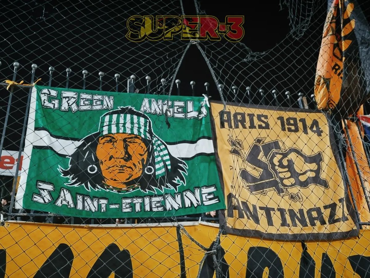 Friendship: Green Angels 92 (AS Saint-Étienne) &amp; Super-3 (Aris)