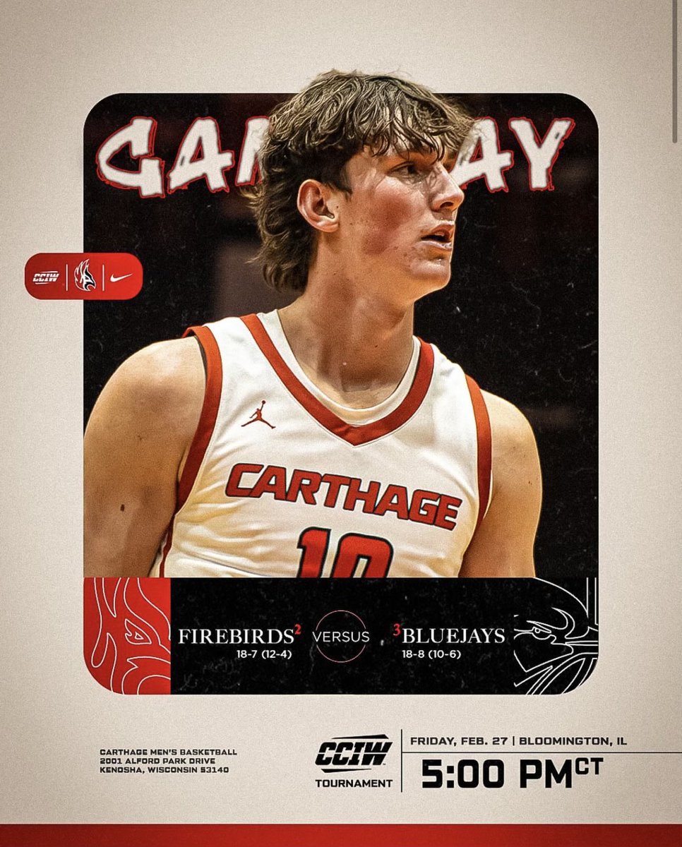 Carthage Men's Basketball tweet media