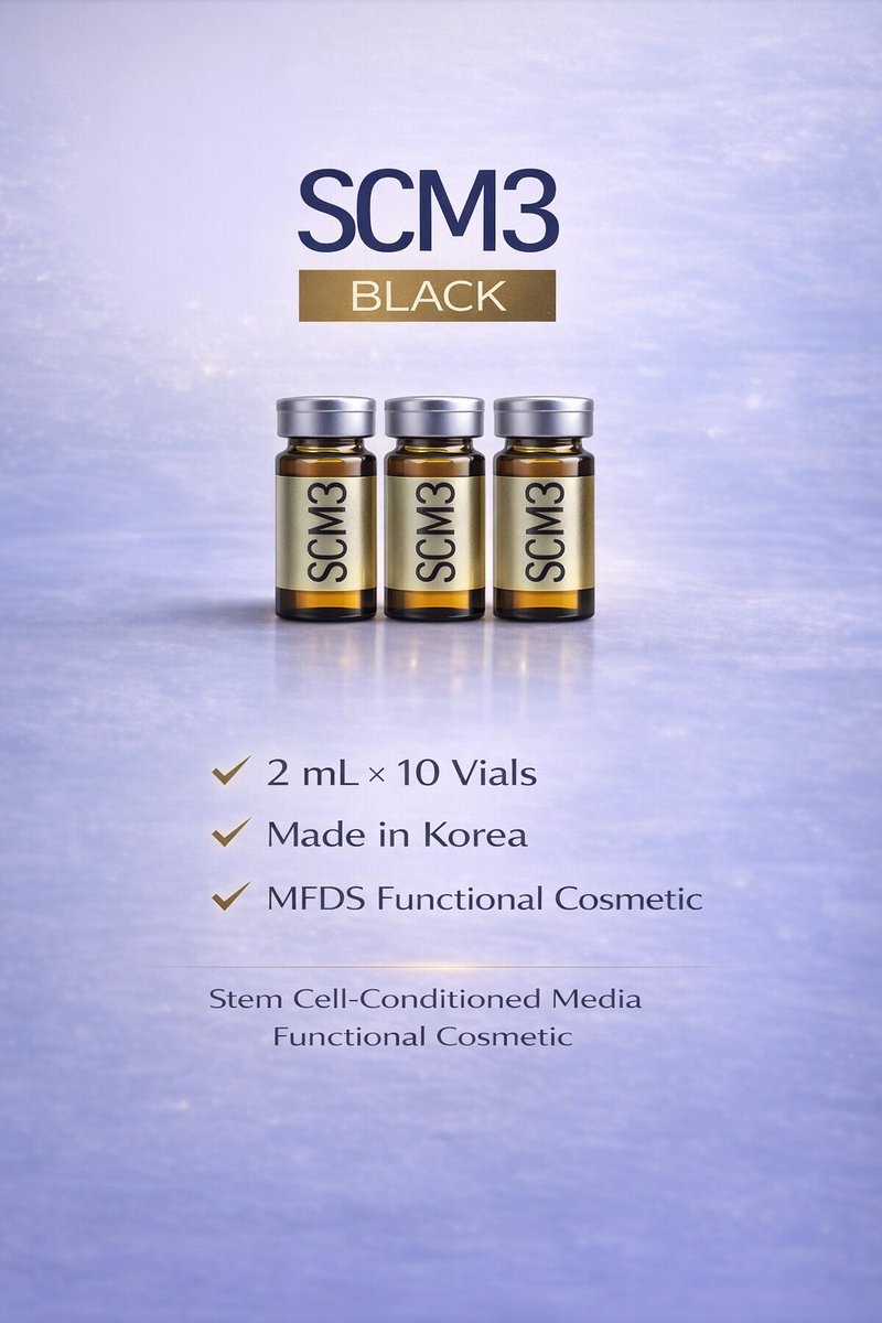 ilkwonchoi's tweet image. Korean Clinical Scalp Technology.
MFDS-Certified Functional Cosmetic.

SCM3 BLACK
2 mL × 10 Vials
Made in Korea.

#ScalpCare #KoreanTechnology #FunctionalCosmetic