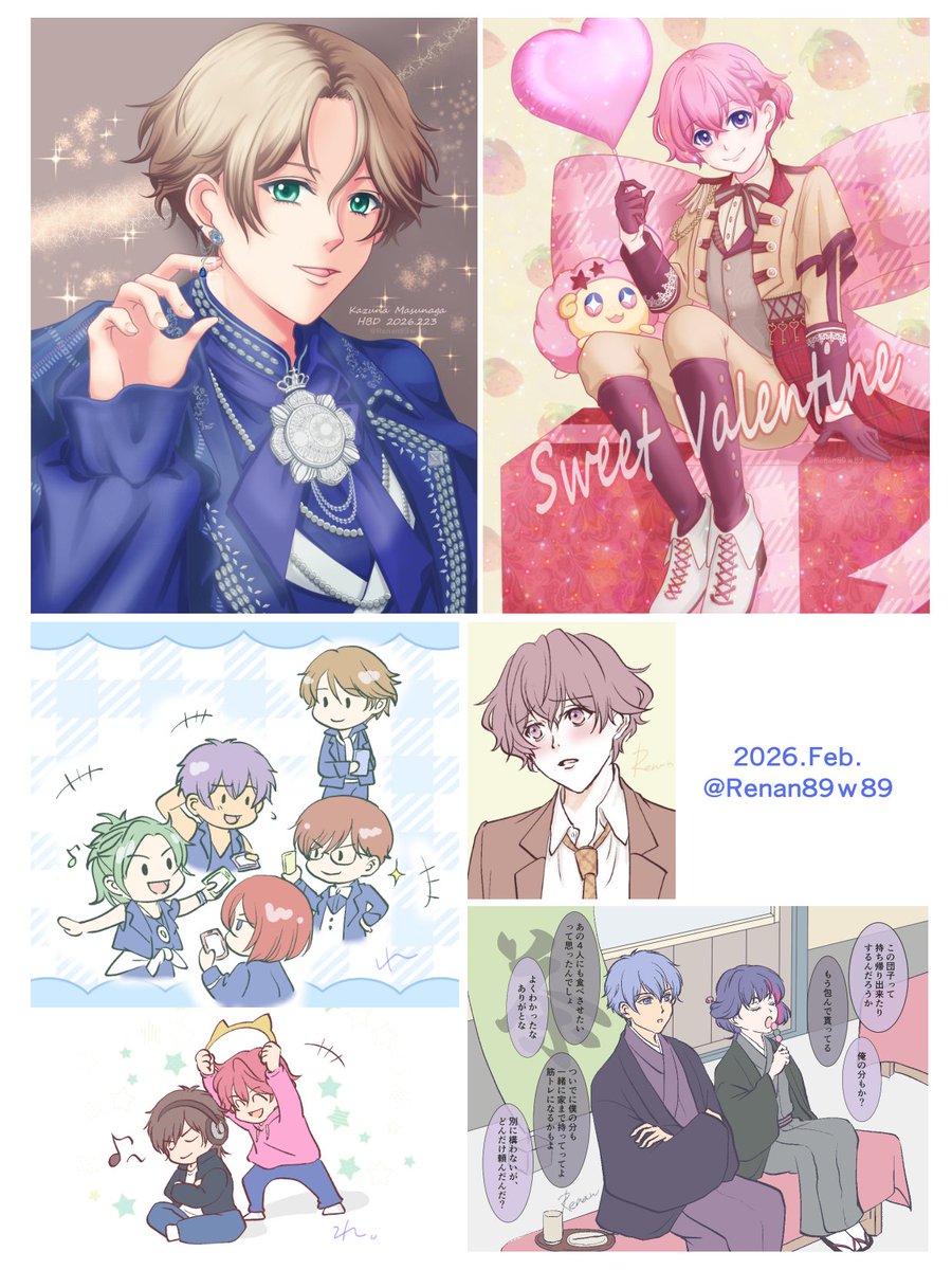 VDと🐶🎂は予定してたけど、気づいたら沢山描けてた😳個人的にはご満悦な🐺がお気に入り〜今月も楽しくお絵描きできました✨
#今月描いた絵を晒そう