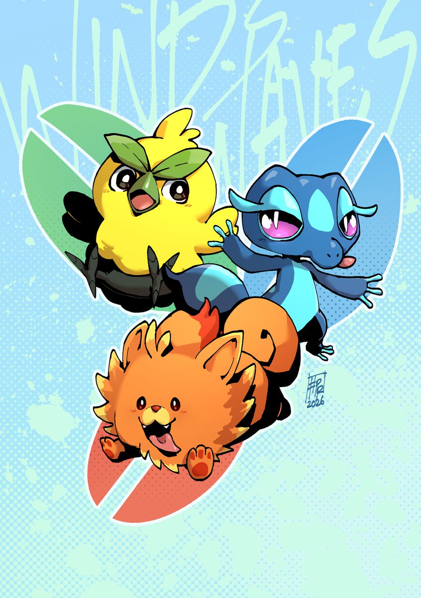 Choose your Gen 10 starter~✨

#PR #pokemon #pokemonday #pokemonwindswaves #fanart