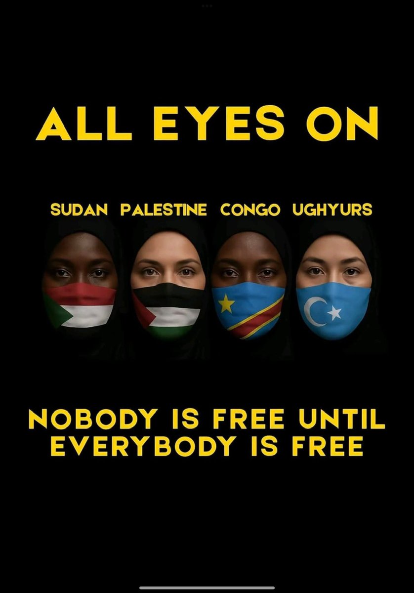 Don't Forget to Talk About Sudan, Palestine, Congo and Ughyurs