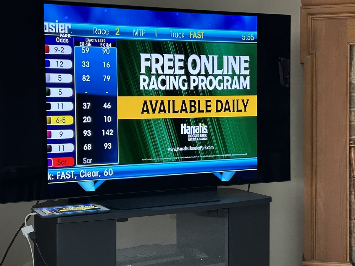 And to this I this, I say good on you ⁦<a href="/HoP_Racing/">Harrah's Hoosier Park</a>⁩. Good on you. What about you, ⁦<a href="/ChurchillDowns/">Churchill Downs</a>⁩?