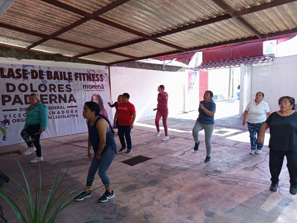Dolores_PL's tweet photo. 💜 Activarnos juntas también es transformar nuestra comunidad.
Seguimos fortaleciendo la salud y la convivencia en el #Distrito4Federal 💪
Esta mañana en nuestra Casa de Gestión y Atención seguimos fortaleciendo la salud, la convivencia y el bienestar de las familias del #Distrito4 federal en #Iztapalapa 💪💜
Recuerden que estas clases son totalmente gratuitas:
🗓️ De lunes a viernes
⏰ De 09:00 a 10:00 hrs.
📍 Calle San Francisco No. 125 esq. Cerrada de San Salvador
Pueblo de San Lorenzo Tezonco
¡Les esperamos para seguir activándonos juntas y juntos! 💃🔥
#DoloresDiputada
#BaileFitness
#SeguimosHaciendoHistoria
#CuartaTransformación
#BaileFitness #SeguimosHaciendoHistoria #CuartaTransformación