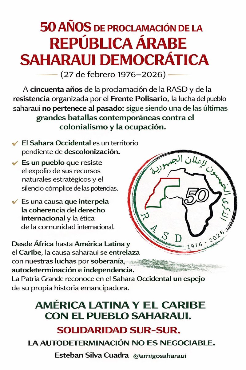 50 Años RASD🇪🇭