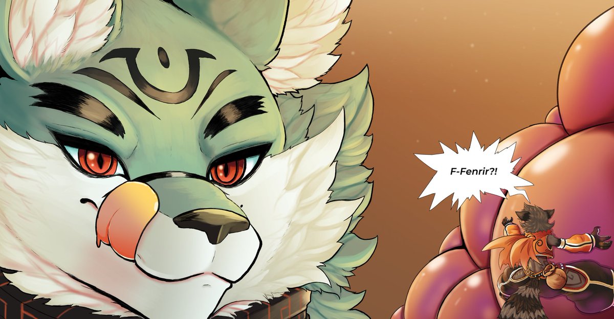 Wicket and the Wolf: page 3

“Wicket finds herself staring face to face with the great wolf Fenrir, who doesn’t seem to be aware for the shrunken raccoon’s presence or perhaps, he just simply doesn’t care.”