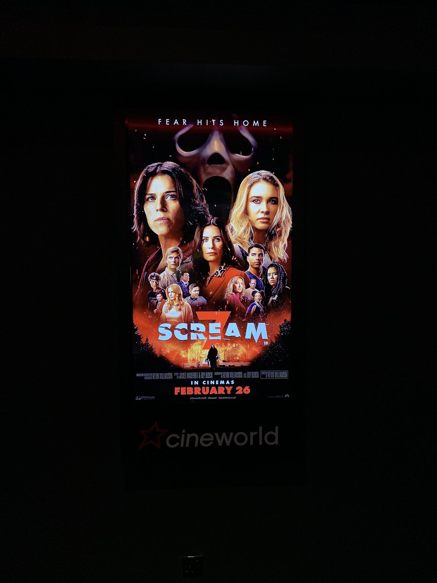 TheRealJasonD90's tweet photo. Just got out from watching #Scream7 and can honestly say it’s definitely one of my favourites in the franchise. @ScreamMovies @GhostfaceTalks_ https://t.co/ZWRv75YFiC