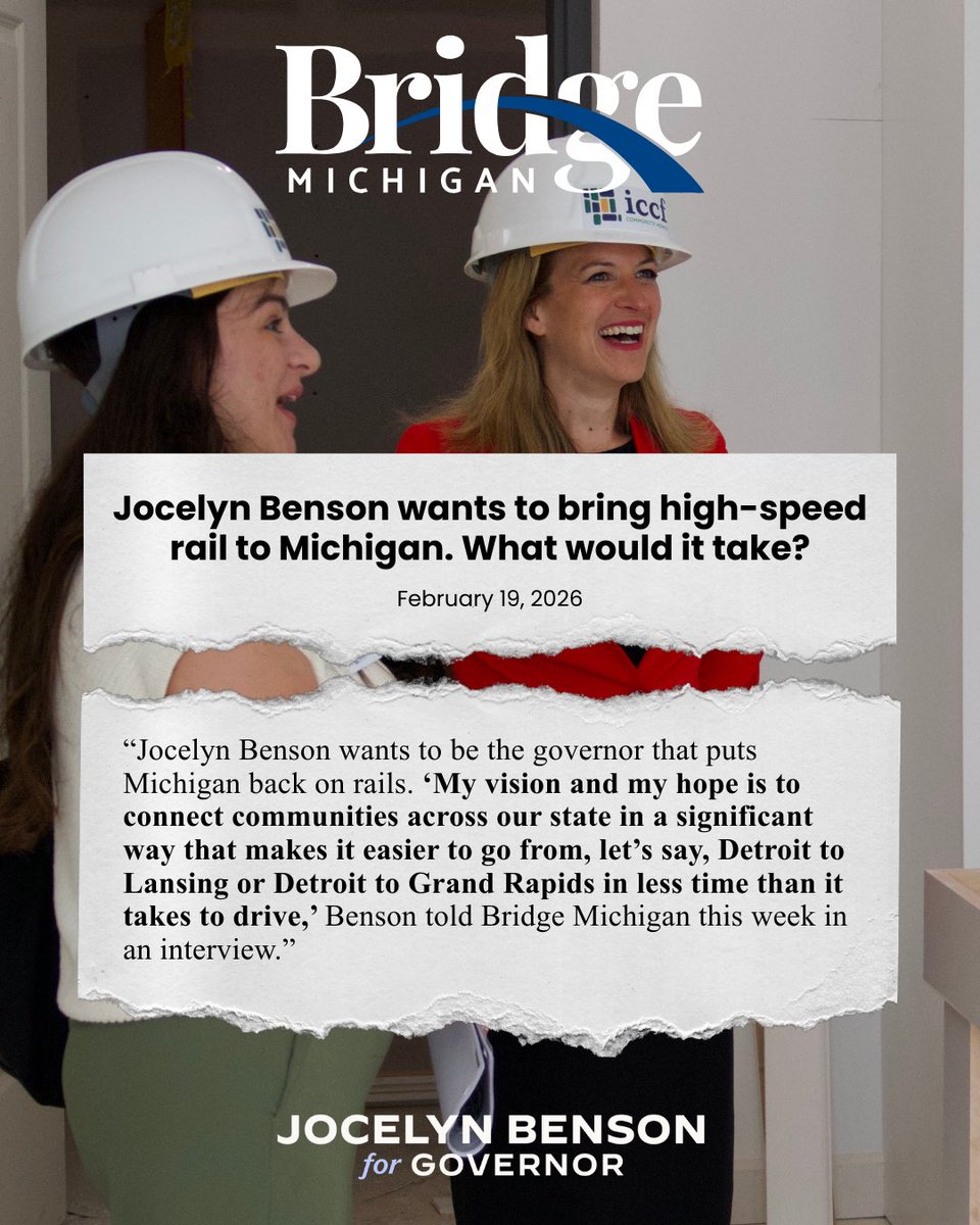 Jocelyn Benson tweet media