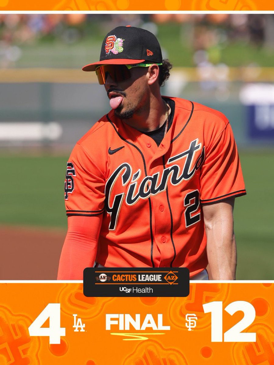 I don’t care if it’s February, a win against the Dodgers will always be good shit